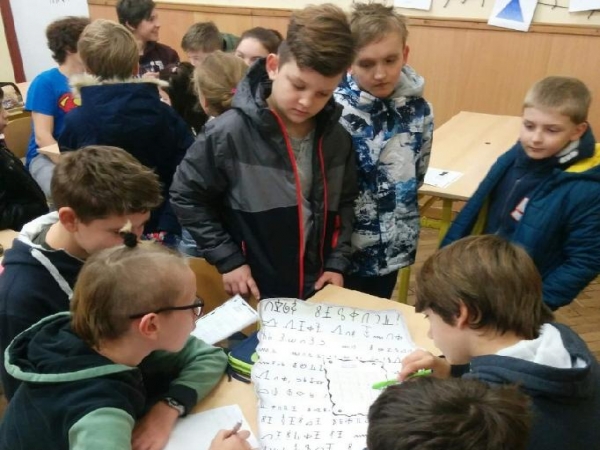 Šifra od třeťáků pro 7.C
