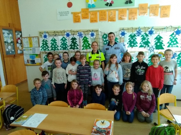 Návštěva Policie ČR ve druhých třídách
