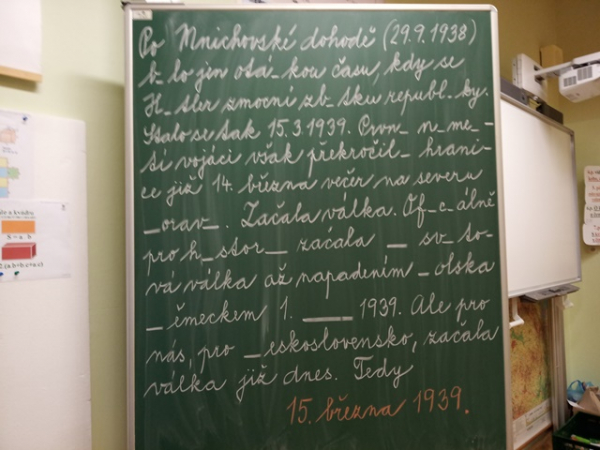 15. březen v 5. B