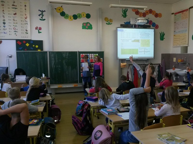 Spolupráce žáků prvního a druhého stupně