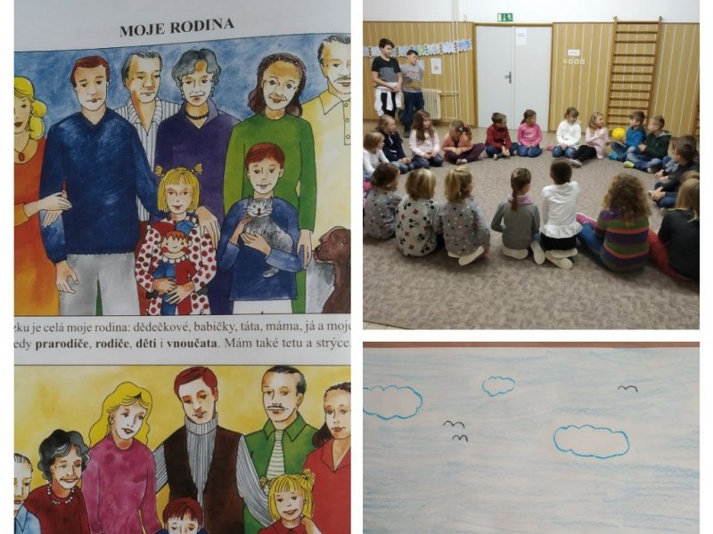 Prvouka ve II.A pod vedením žáků ze 6. ročníku