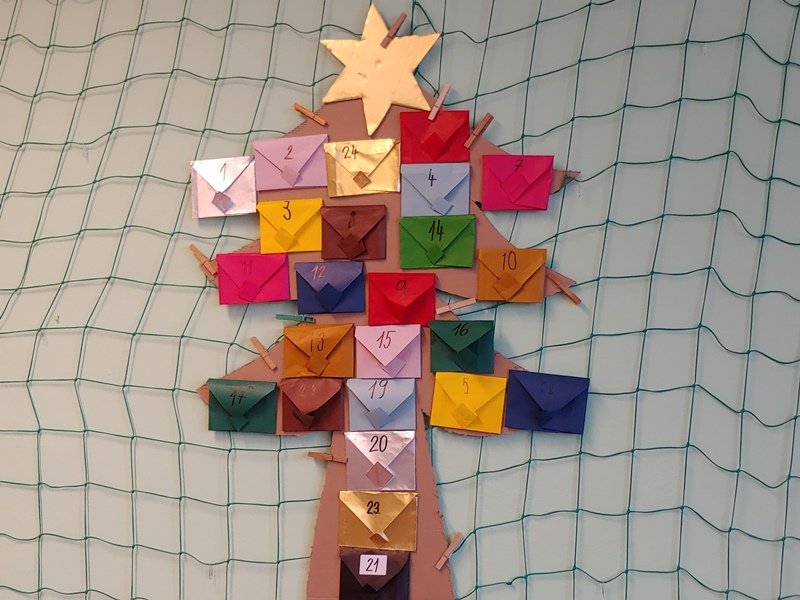 Adventní přípravy v 1.B
