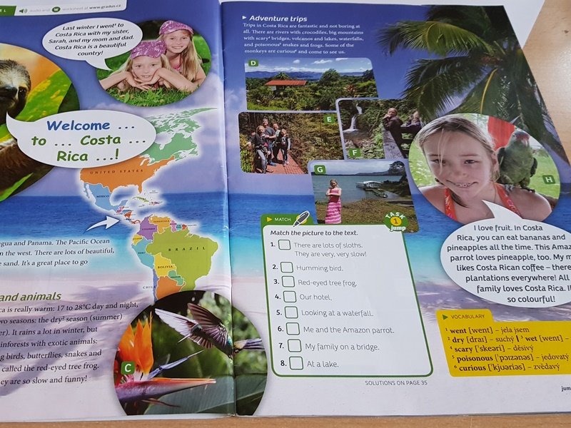 Welcome to Costa Rica - aneb hodina CLILu i pro rodiče