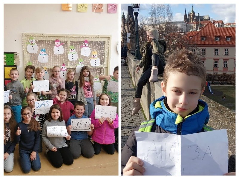 FANOUŠCI ZE 3. A PODPORUJÍ NAŠEHO ŠACHISTU