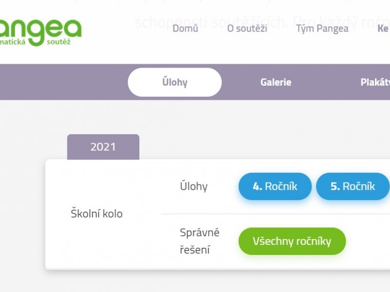 Soutěž Pangea 2021