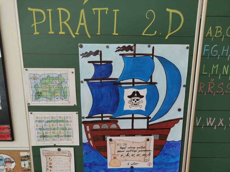 Celoroční pirátská hra – 2.D