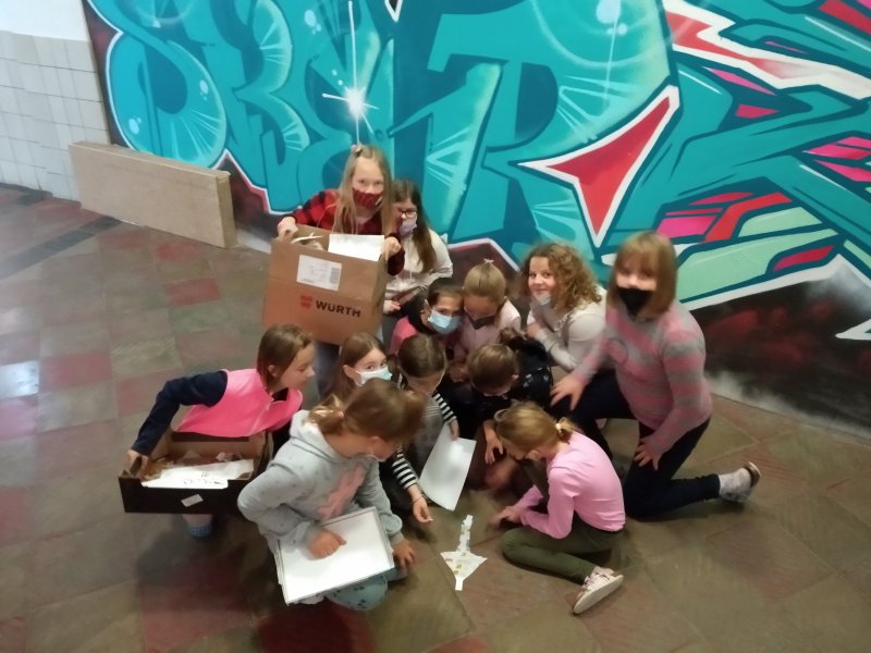 Recyklovaná šipkovaná ve 4.A 