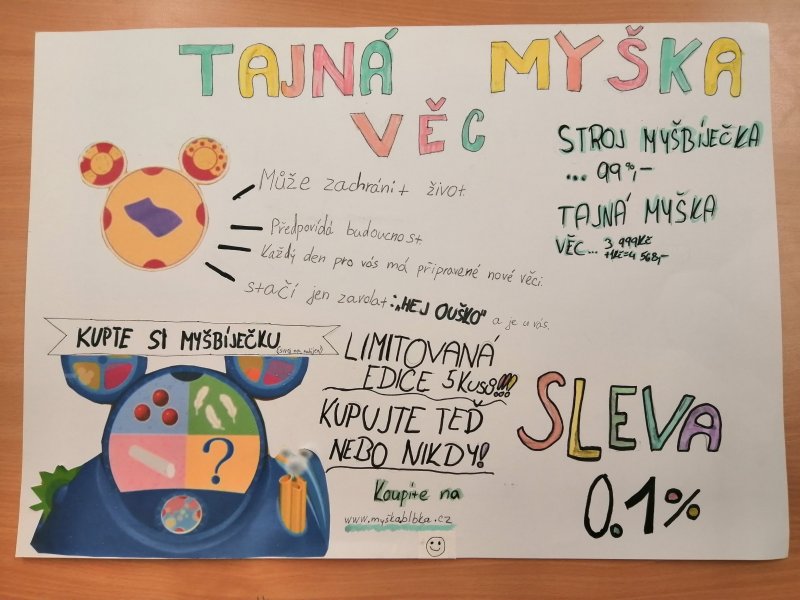 REKLAMA - PROJEKTOVÉ VYUČOVÁNÍ V 5. A