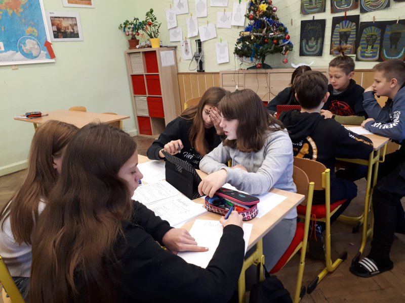 Projektové vyučování v hodině Aj v 7.B