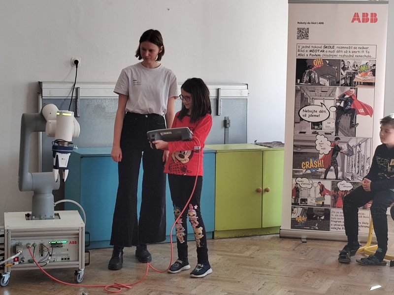Návštěva z ABB robotics