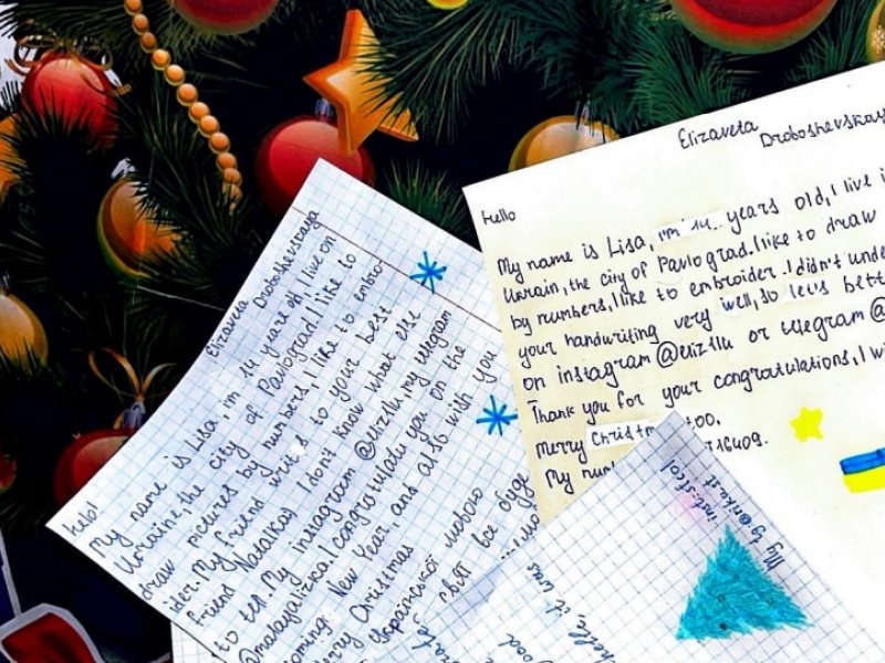 Vánoční dopisování s ukrajinskou školou