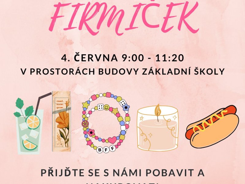 Pozvání na Školní veletrh firmiček  