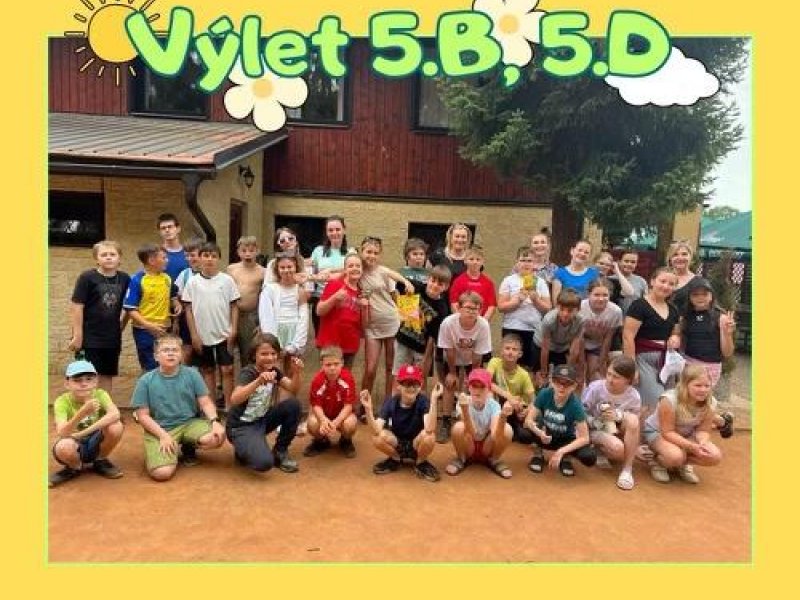 Výlet na Seč tříd 5.B a 5.D