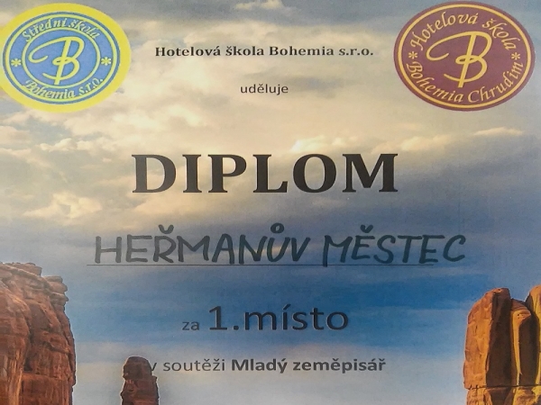 Úspěch v zeměpisné soutěži