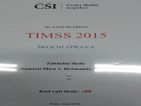 Úspěch v mezinárodním šetření TIMSS