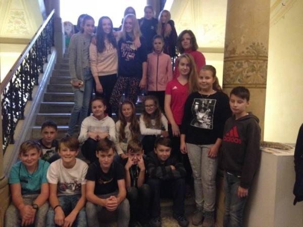 7.B v Regionálním muzeu v Chrudimi